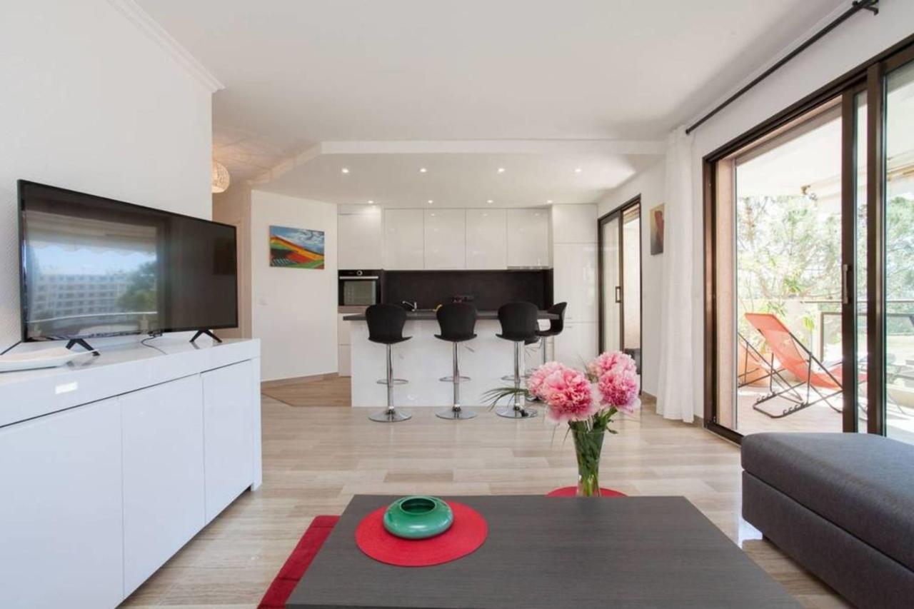 3-Room Apartment With Terrace In Palm Beach Cannes Extérieur photo